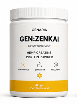 GEN:ZENKAI supplied packaging mockup